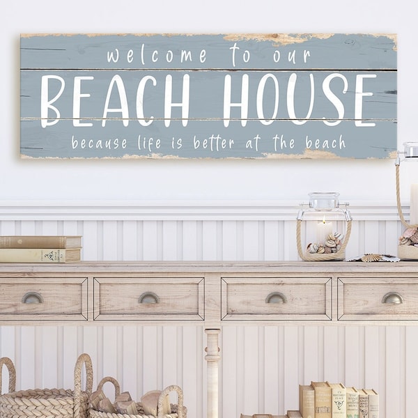 Beach House Signs Etsy