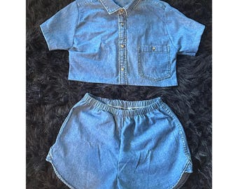 Zestaw szortów jeansowych