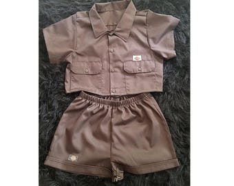 Dickie Set - Brown - Medium -