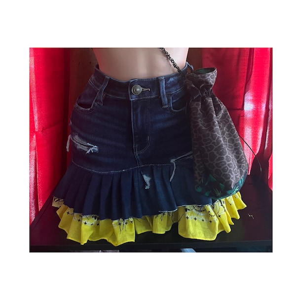 Bandana Skirt Etsy