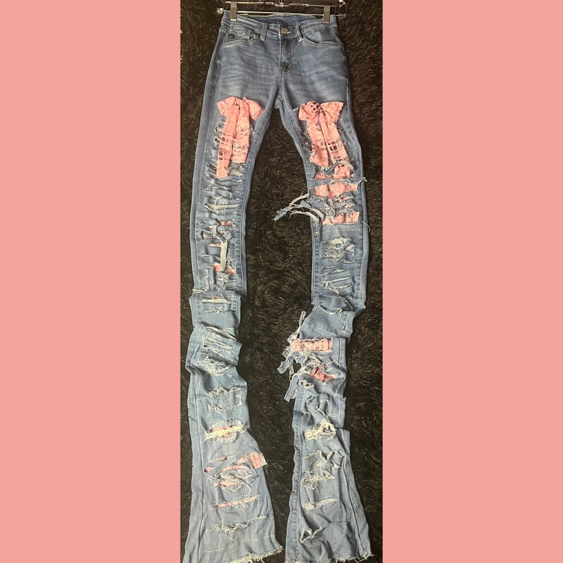 Stacked Pants Men - Etsy