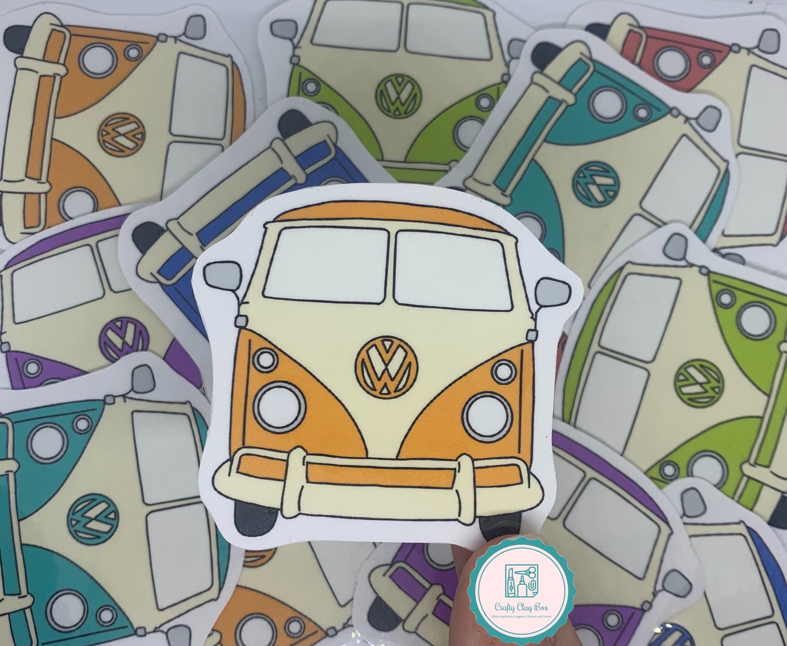 Hippie Van sticker VW Volkswagon van decal sticker | Etsy