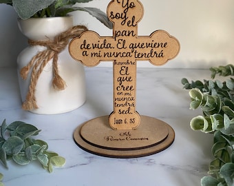 First communion cross, Cruz de primera comunion, recuerdo de primera comunion, recuerdo personalizado, regalo de primera comunion