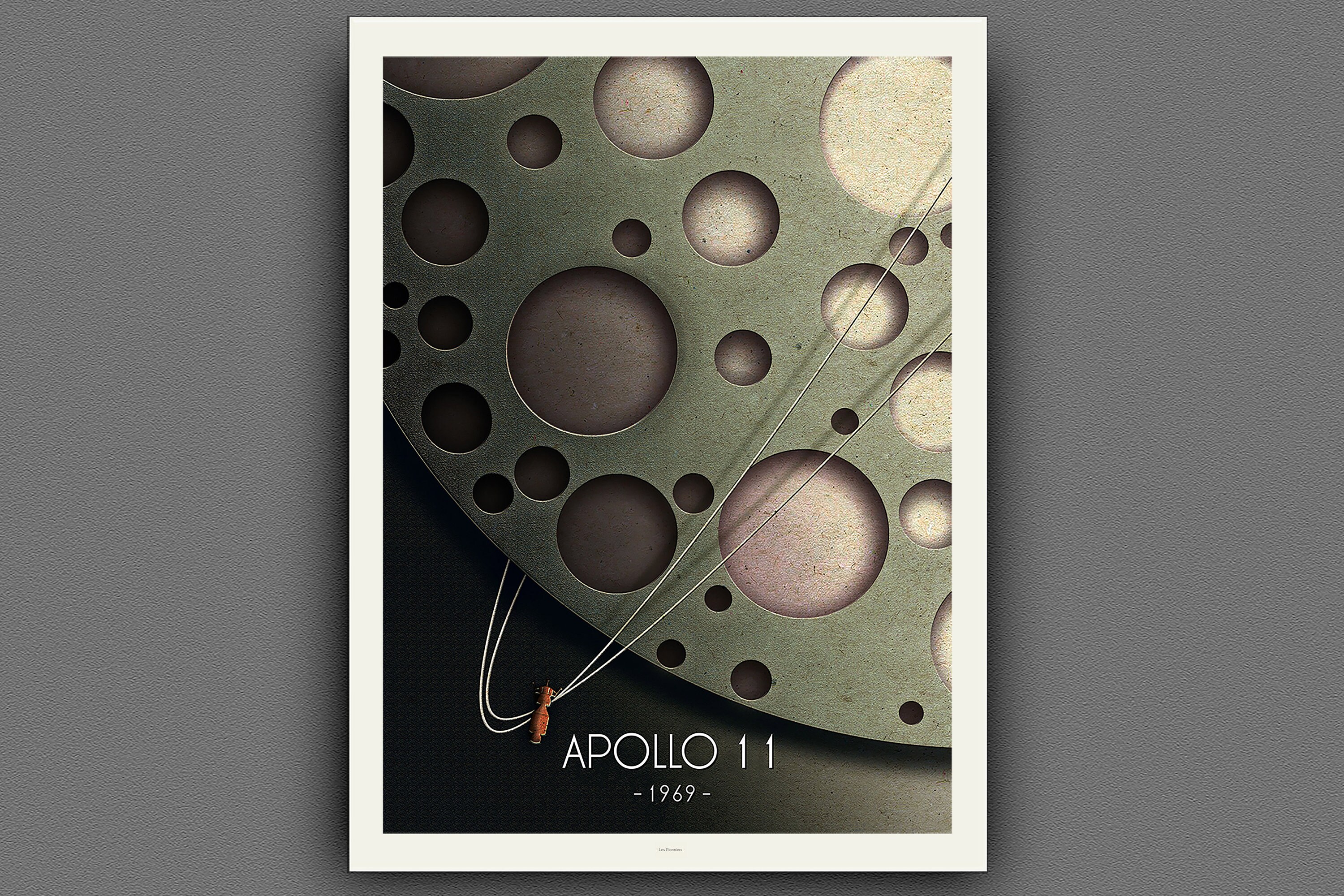 Affiches de Voyages | Apollo 11 Explorations Légendaires Illustrations Art Mural Design Décoration d