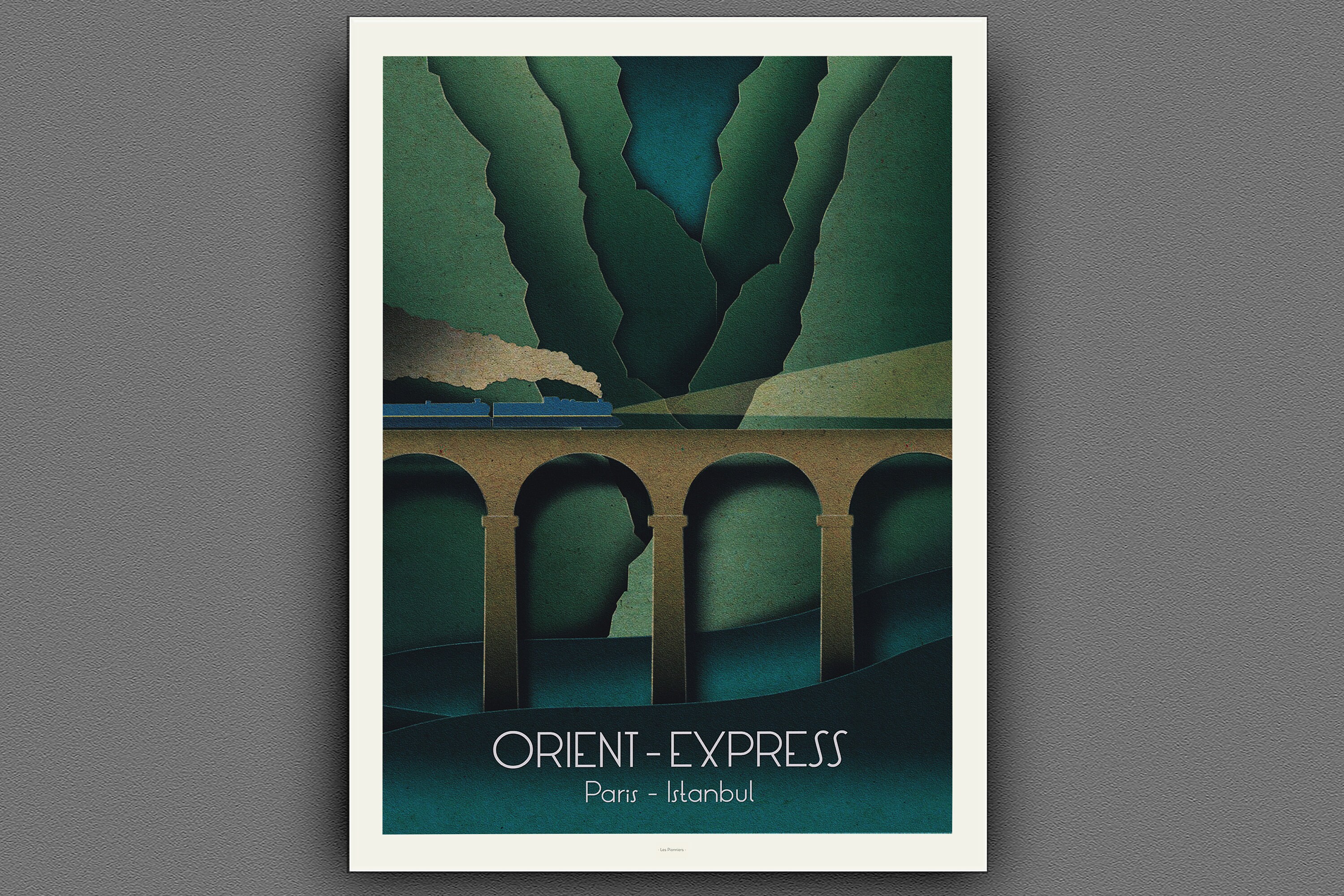 Affiches de Voyages | Orient-Express Explorations Légendaires Illustrations Art Mural Design Décorat