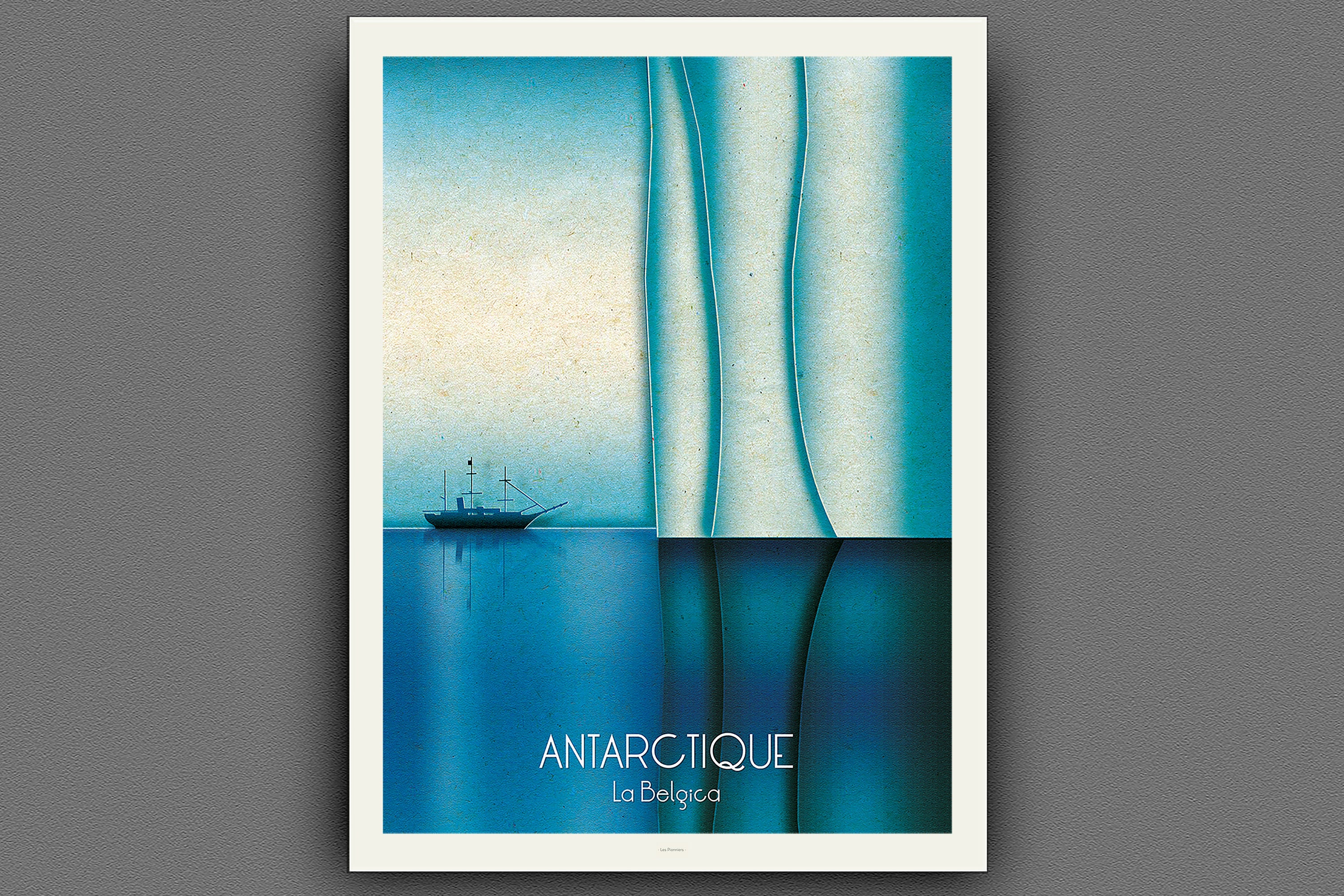 Affiches de Voyages | Antarctique Explorations Légendaires Aventures Illustrations Art Mural Design