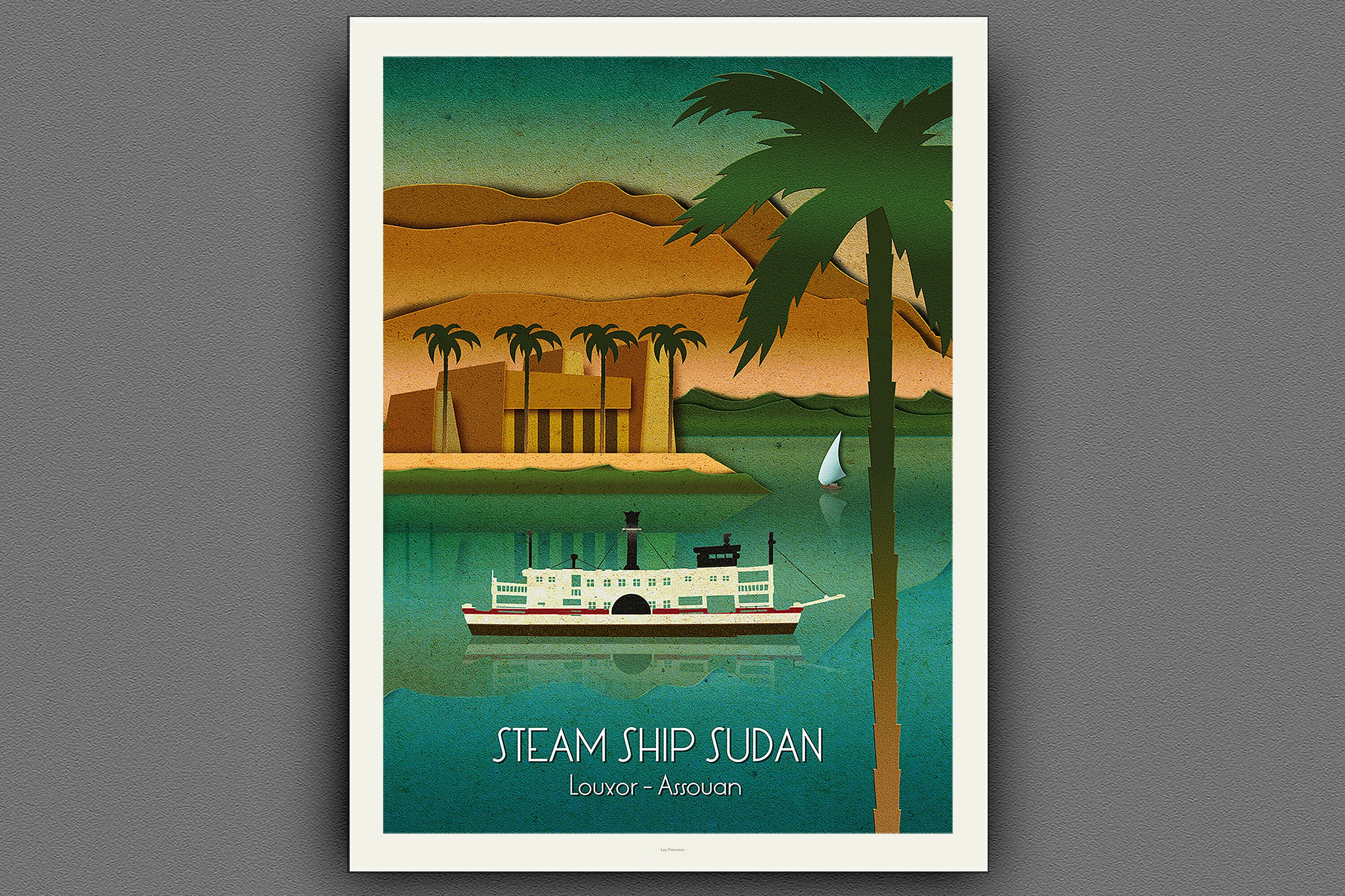 Affiches de Voyages | Nil Explorations Légendaires Illustrations Art Mural Design Décoration d'intér