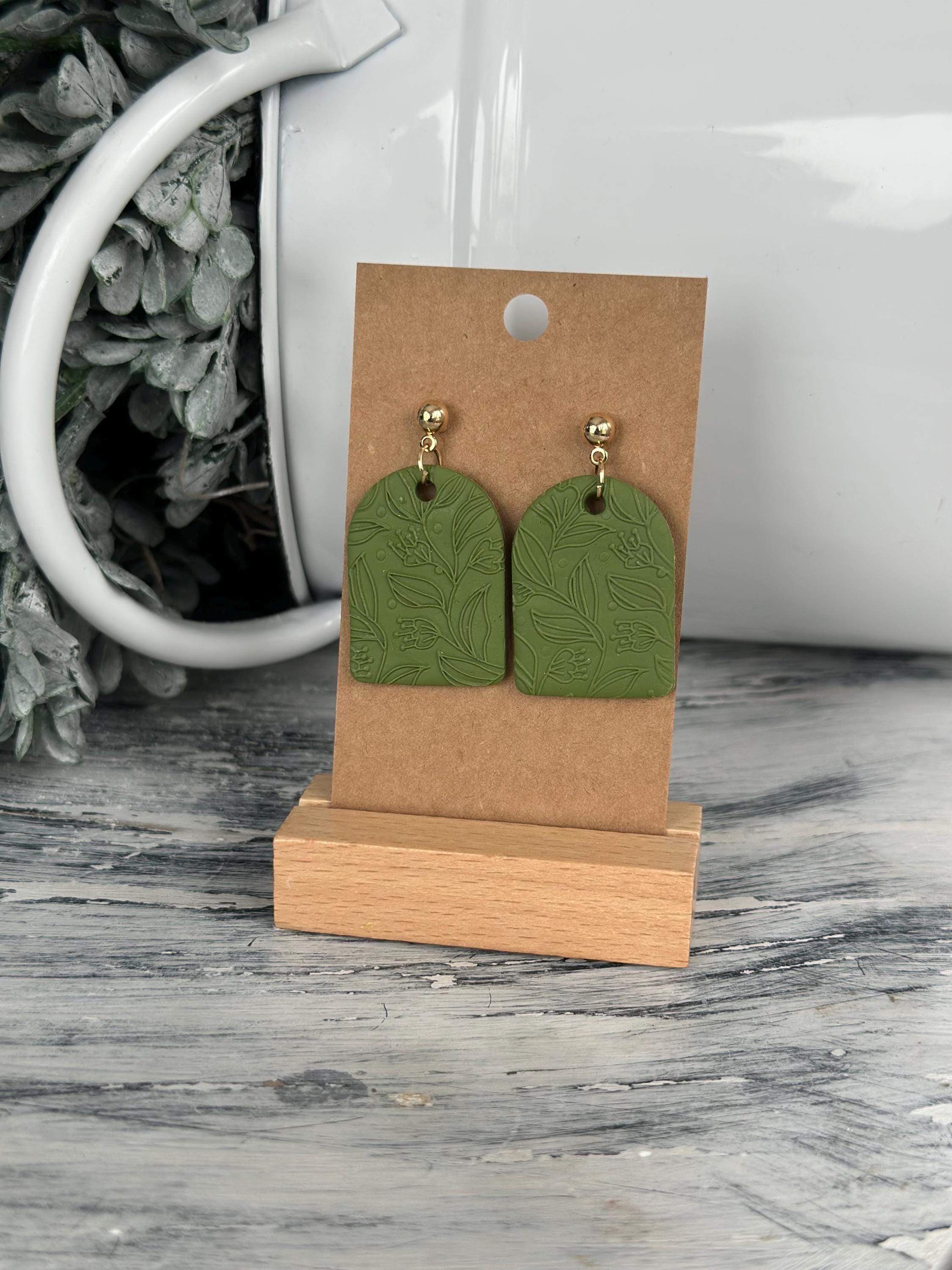 Simple Flower Statement Earrings