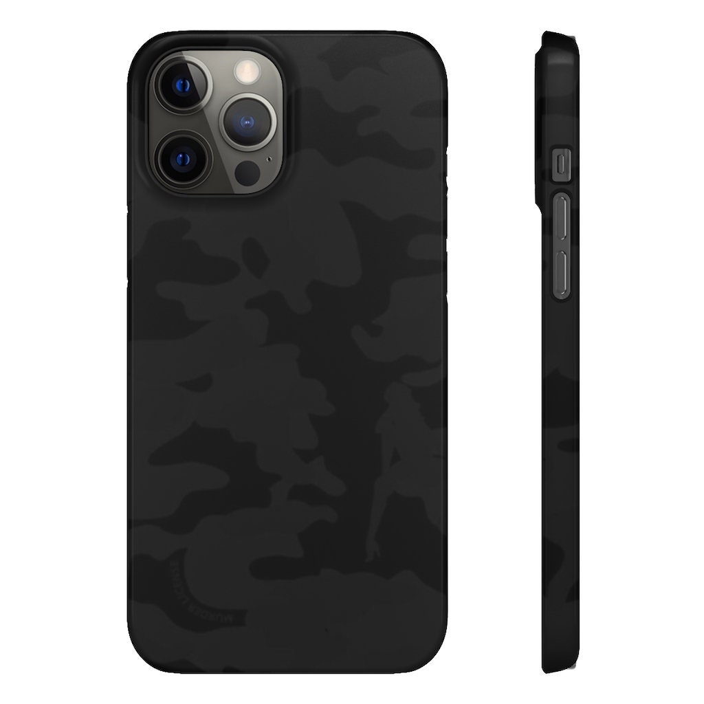 Black Camo Case Men's Phone Case Gifts for Men Boyfriend Etsy