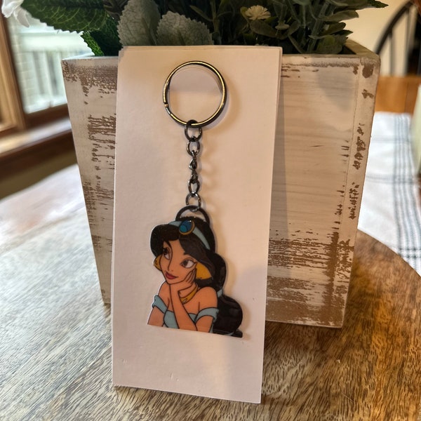 Princess Jasmine Aladdin Keychain