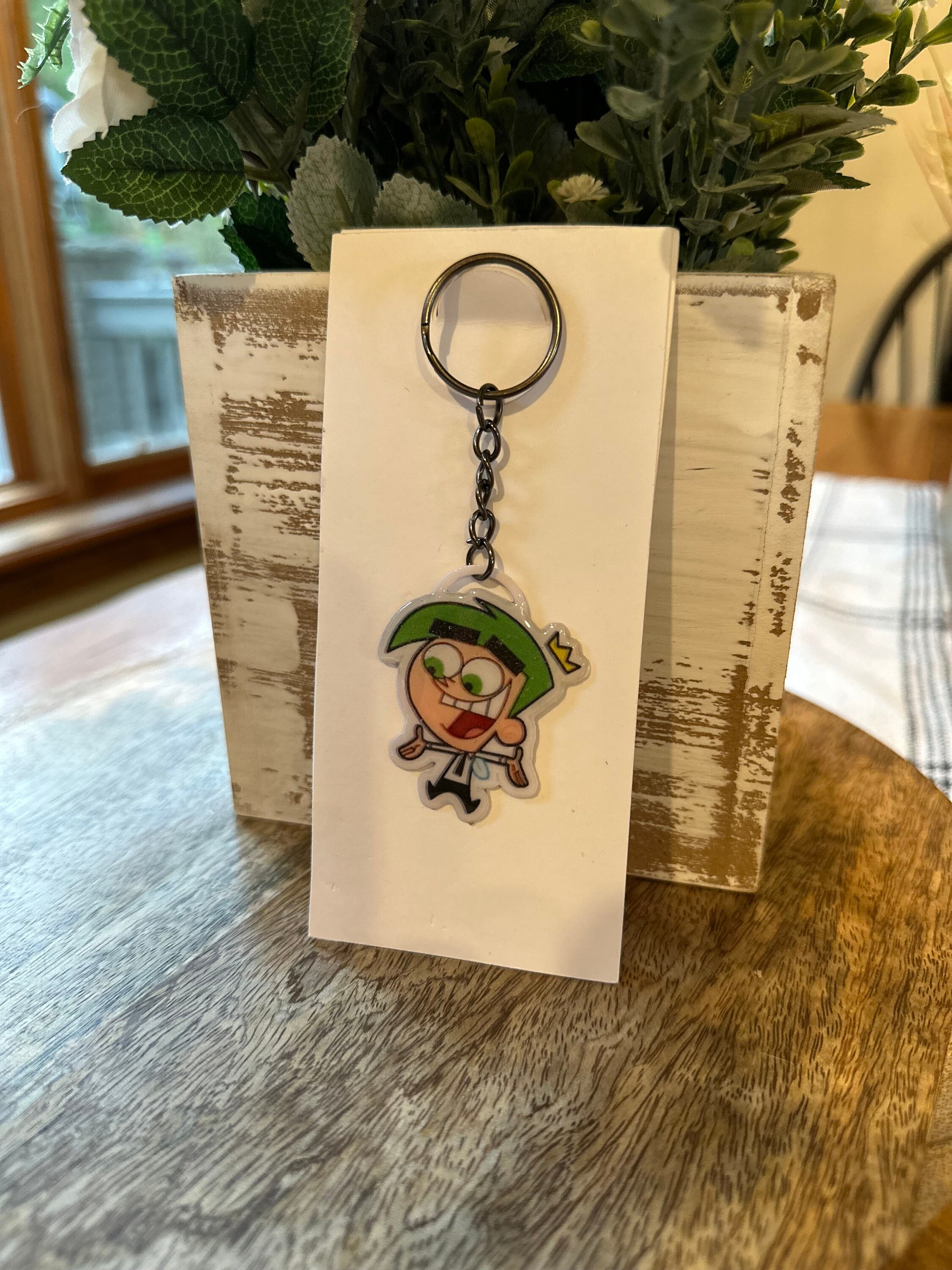 Fairly Odd Parents Cosmo Inspired Keychain - Etsy