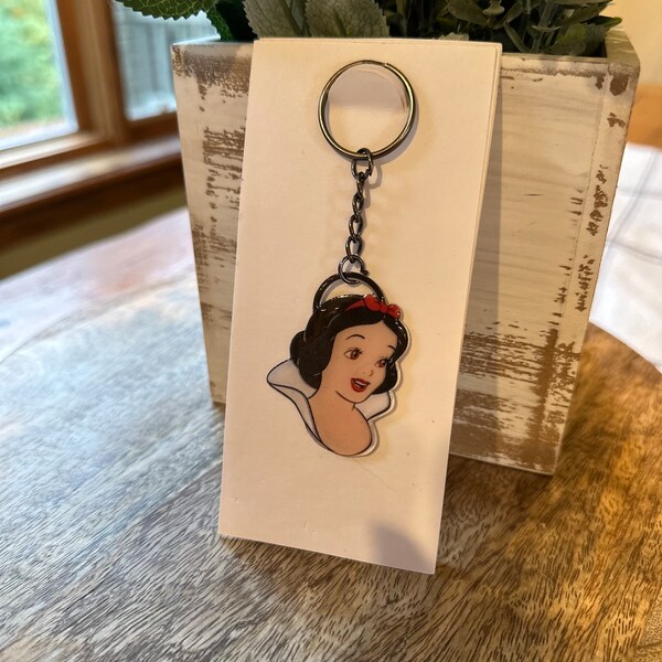 Snow White Keychain Etsy