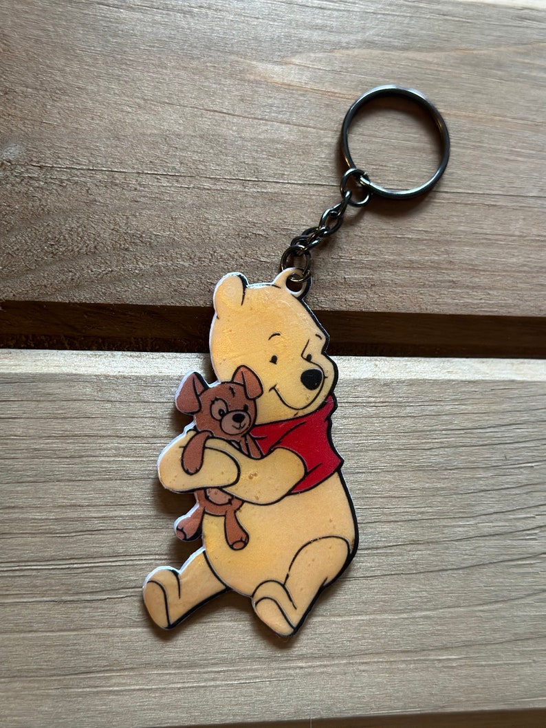Winnie the Pooh Keychain Winnie the Pooh Accessories Etsy