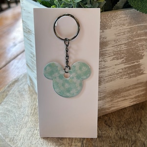 Maus-Ohr-Schlüsselanhänger, Mickey-inspirierter Schlüsselanhänger, Disney-Liebhaber-Geschenk, Taschenanhänger, süßer Schlüsselhalter