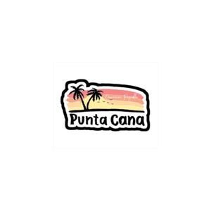 Punta Cana Sticker or Magnet | Tropical Caribbean Souvenir