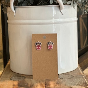 Micky Snacks Earrings, Disney Snacks, Magic Earrings, Mouse, Hypoallergenic