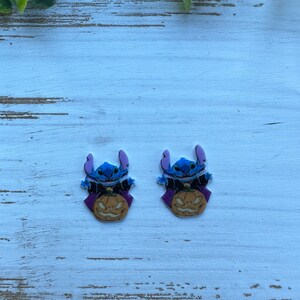 Stitch Stud Earrings/ Ohana Earrings/ Hawaiian/ Hypoallergenic/ Handmade/ Gifts for her
