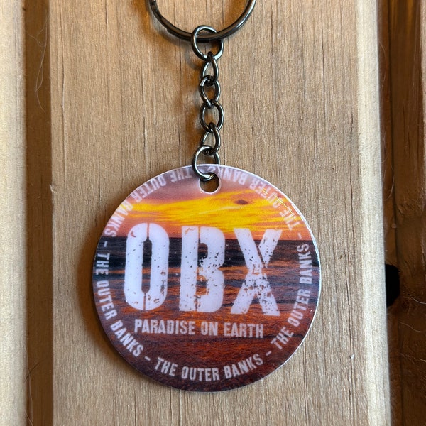 Outer Banks Keychain, OBX Keychain, North Carolina Keychain, Gifts for Her, Gifts for Girls, Keychain, Key Accessories, OBX Accessories