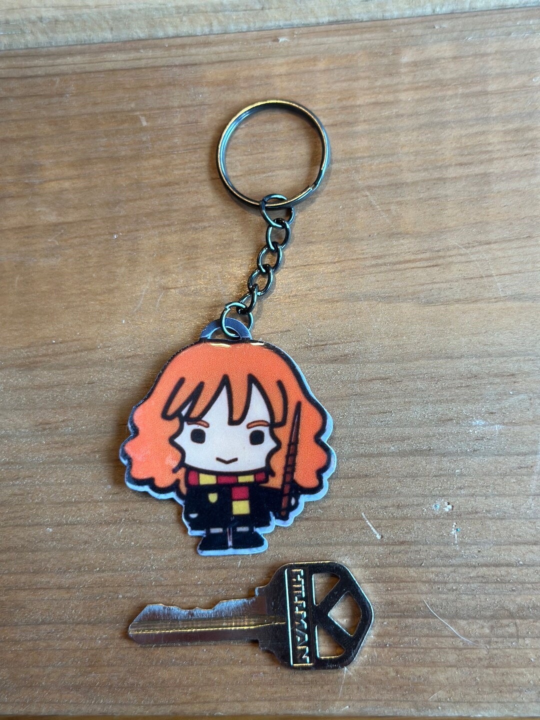 Hermione Keychain, Wizard Keychain, HP Keychain, Magic Keychain, Witch Keychain, Witches, Gifts