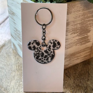 Maus-Ohr-Schlüsselanhänger, Mickey-inspirierter Schlüsselanhänger, Disney-Liebhaber-Geschenk, Taschenanhänger, süßer Schlüsselhalter