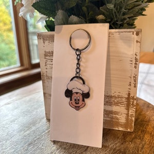 Maus Ohr Schlüsselanhänger, Micky inspiriert Schlüsselanhänger, Disney-Liebhaber-Geschenk, Taschenanhänger, niedlicher Schlüsselhalter