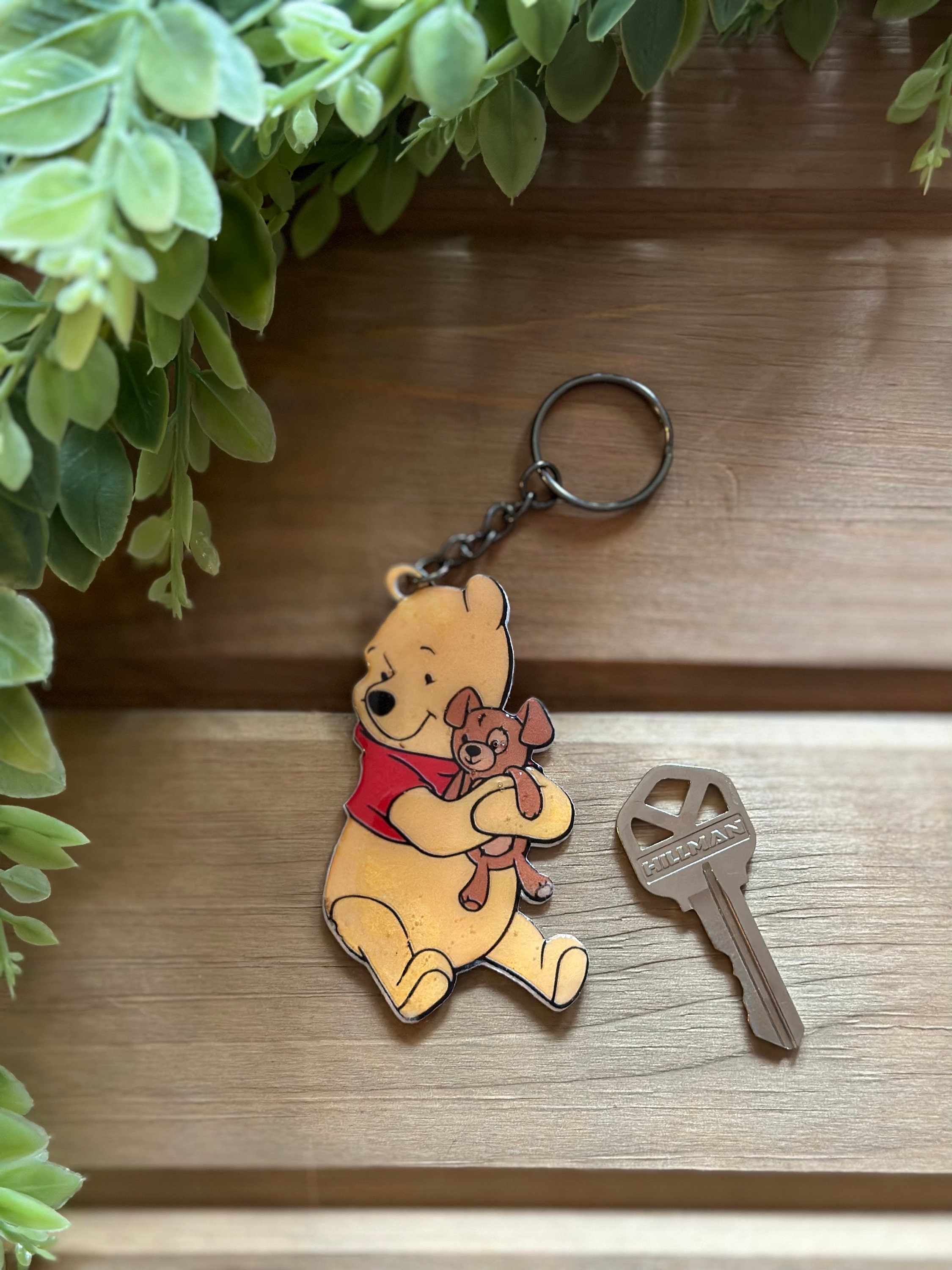 Soft Rubber Doll Car Key Chain Cute Cartoon Animal Bear - Temu