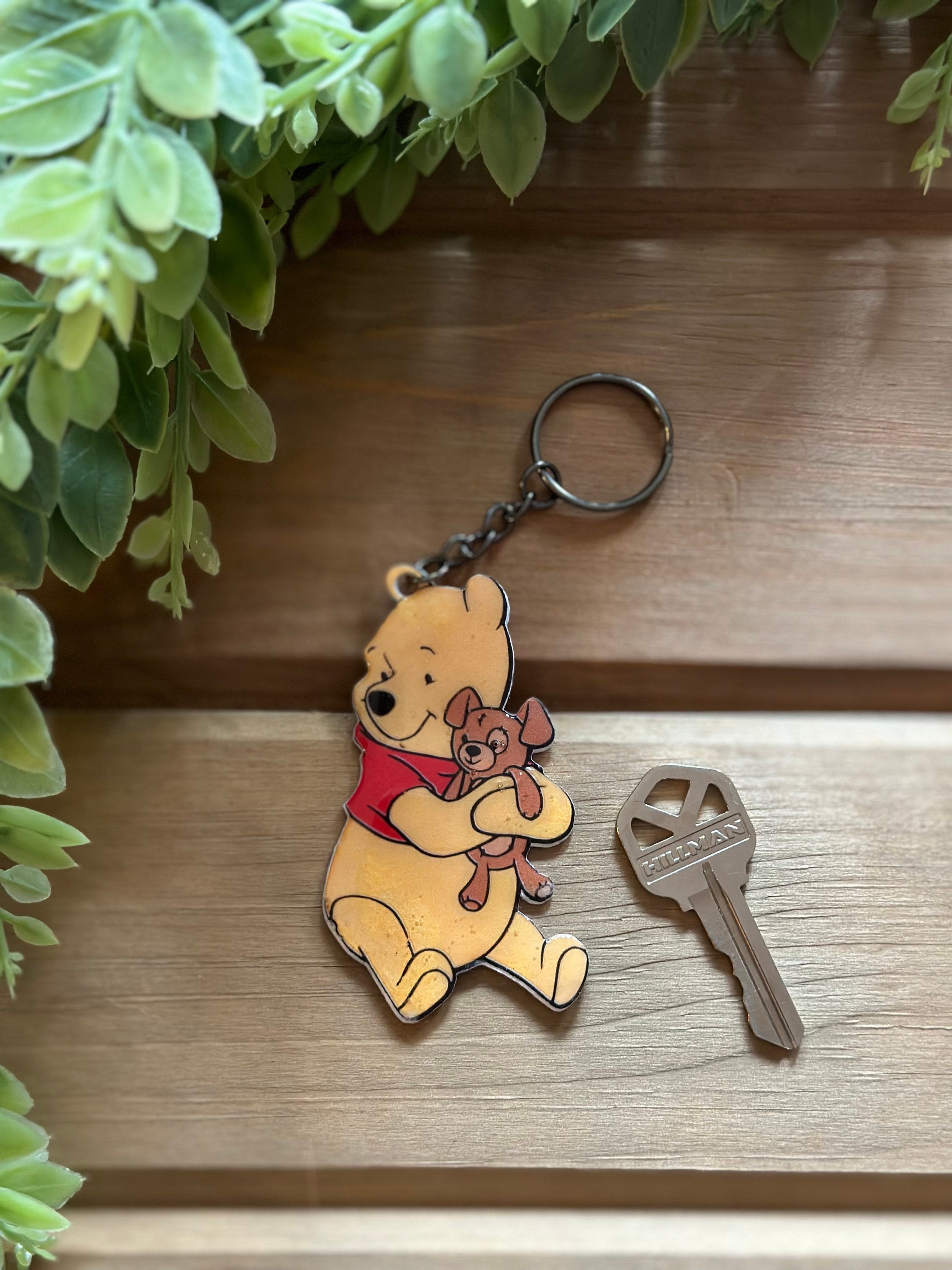 Pooh bear keyring deals