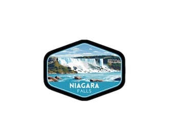 Niagara Falls Sticker or Magnet – Vibrant Waterfall Souvenir