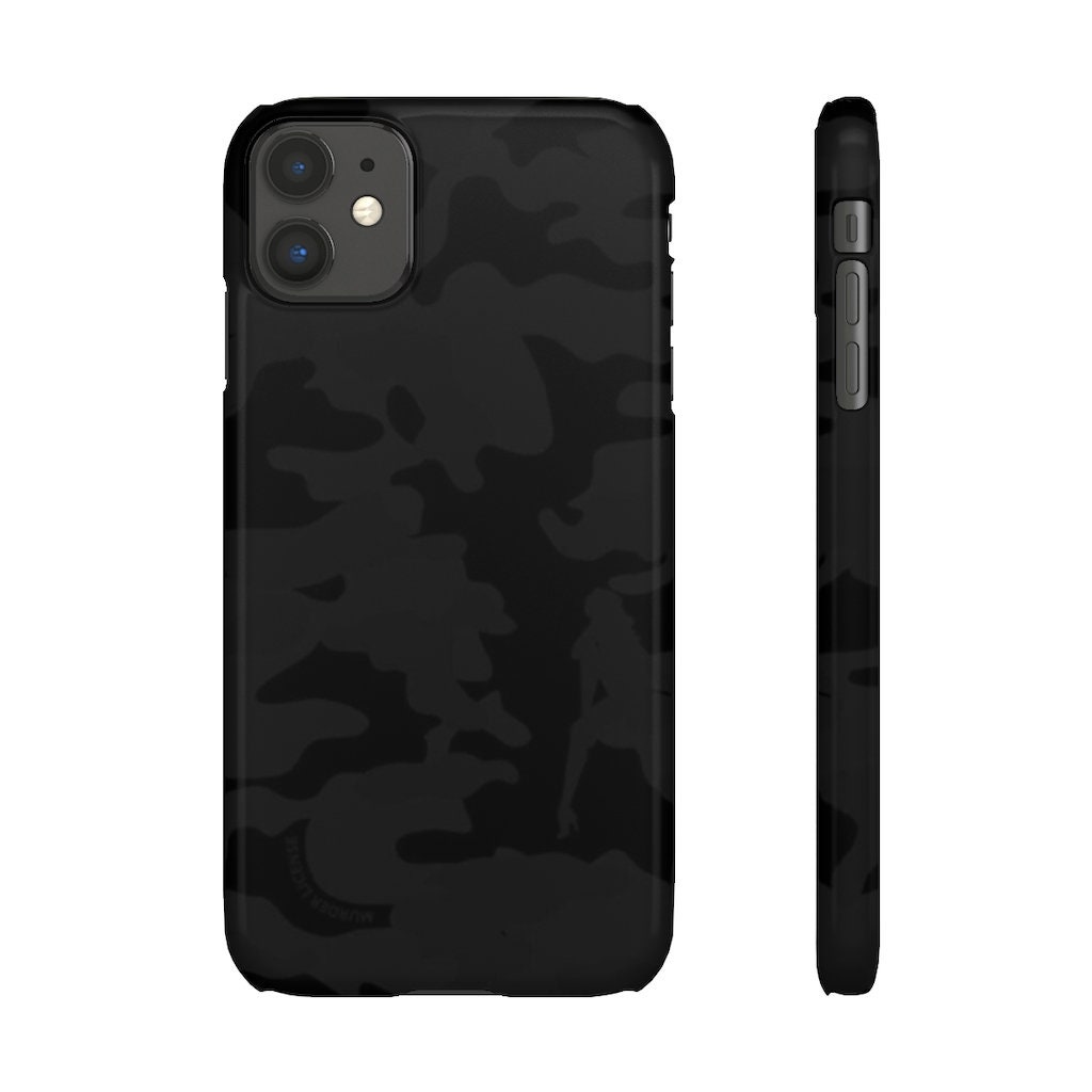 Black Camo Case Men's Phone Case Gifts for Men Boyfriend Etsy