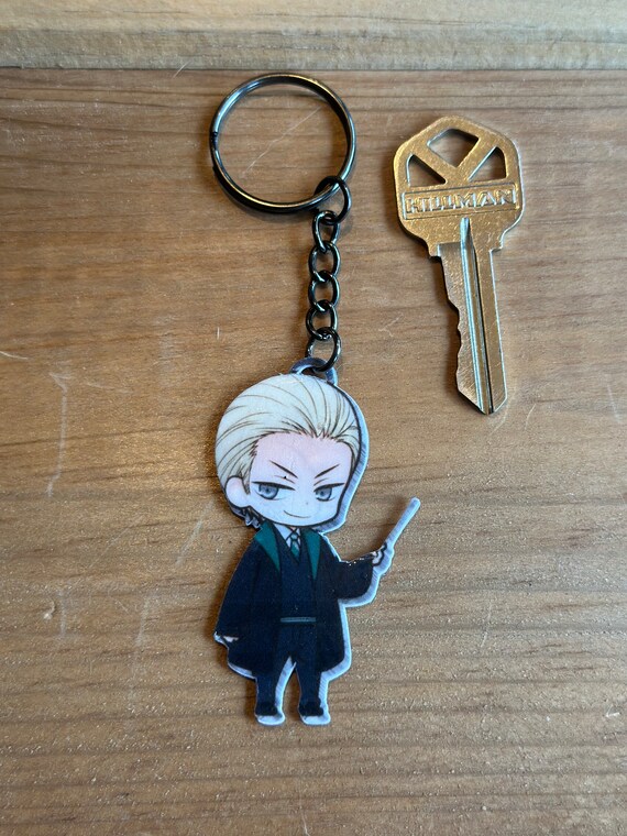 Keychain Magic Keychain Wizard Keychain Wand Hp Keychain