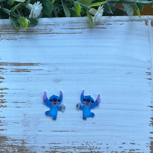 Stitch Stud Earrings/ Ohana Earrings/ Hawaiian/ Hypoallergenic/ Handmade/ Gifts for her
