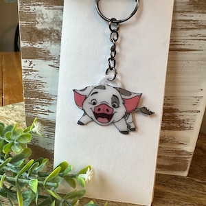 Disney Name Badge, Pua, Moana, Name Badge, Key Badge Holder, Nurses Badge  Reel, Badge Holder, Nurse Badge Reel, Disney Nurse Gift, Badge 