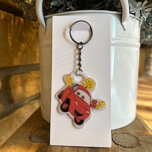 Cars the Movie Inspired Keychain