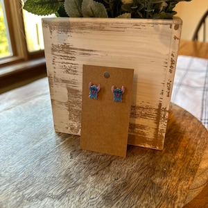 Stitch Stud Oorbellen/Ohana oorbellen/Hawaïaans/hypoallergeen/handgemaakt/cadeaus voor haar