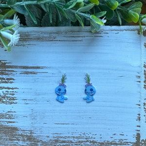Stitch Stud Earrings/ Ohana Earrings/ Hawaiian/ Hypoallergenic/ Handmade/ Gifts for her