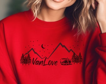 Van life roadtrip sweatshirt great Gift for Camper VanLife Shirt vanlifer road trip couple sweatshirt for digital nomad gift world traveler