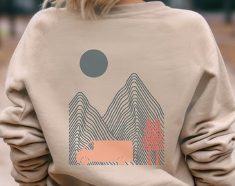 Vanlife roadtrip sweatshirt great Gift for Camper Van Life Shirt vanlifer road trip couple sweatshirt for digital nomad gift world traveler
