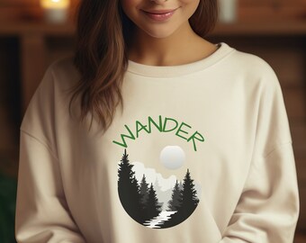 Granola Girl sweatshirt mountain sweater Granola Girl aesthetic pine tree shirt nature lover gift comfort colors shirt adventure awaits tee
