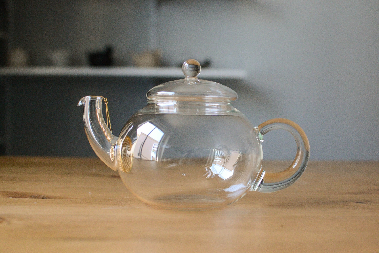 Large Glass Teapot with Removable Strainer 27oz / 800ml Etsy