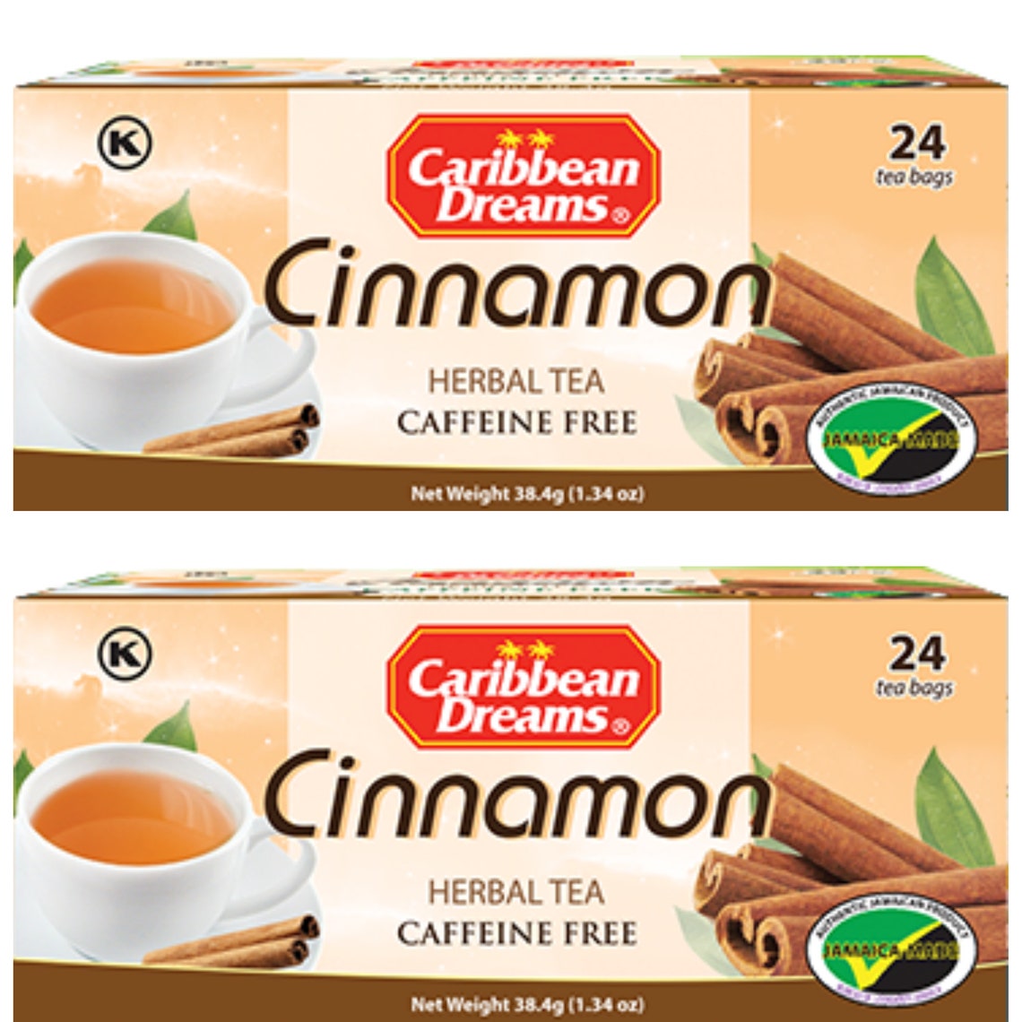 Cinnamon Tea Bag Caribbean Dreams All Natural Caffeine Free Etsy