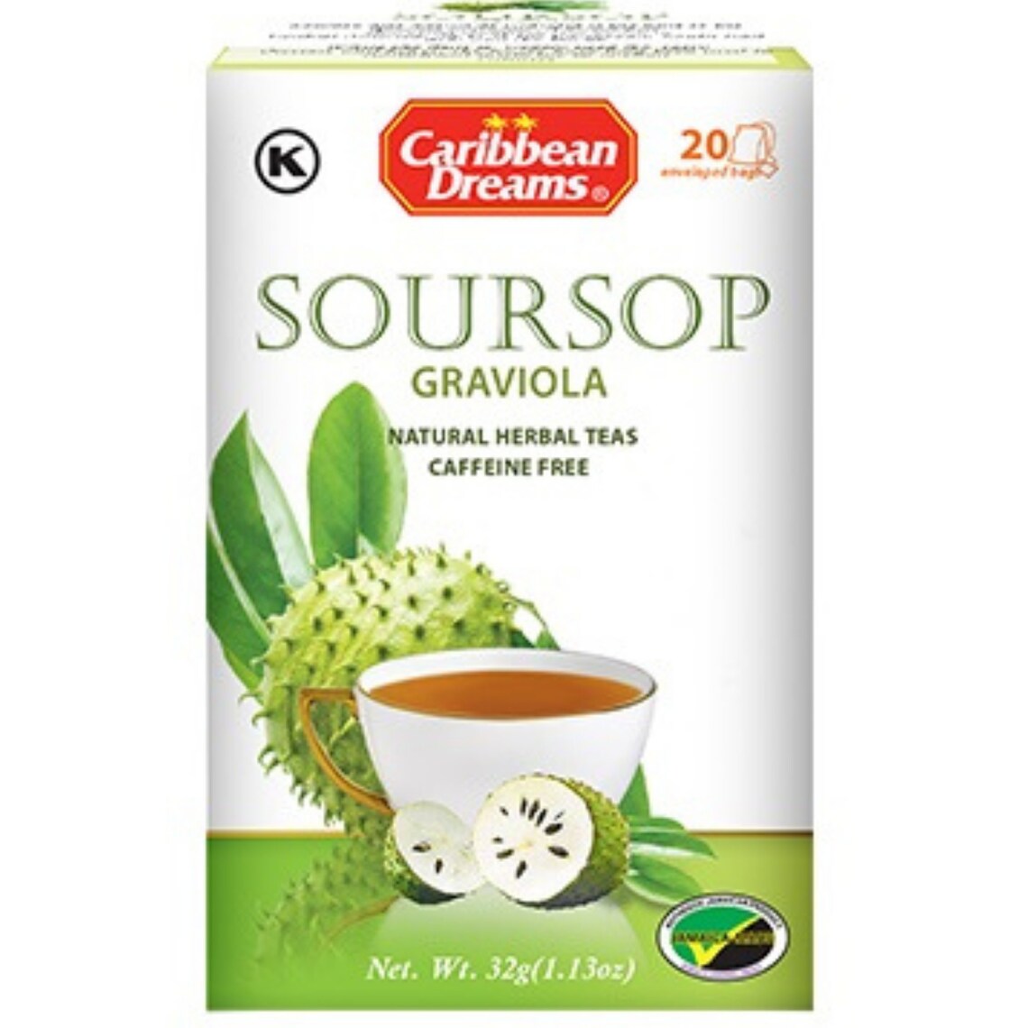 Jamaican Soursop Herbal Tea 40 Tea Bags/2 Packs Caribbean Etsy