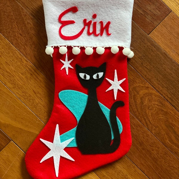 Personalized kitschy Christmas stockings