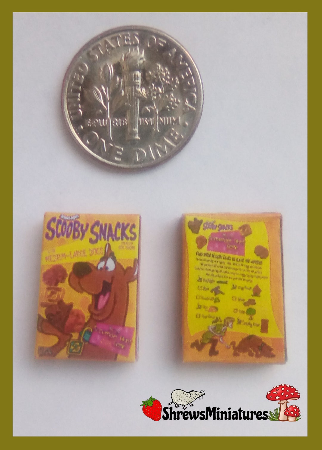 Miniature Box of Scooby Snacks Dog Treats in 112 Scale Etsy