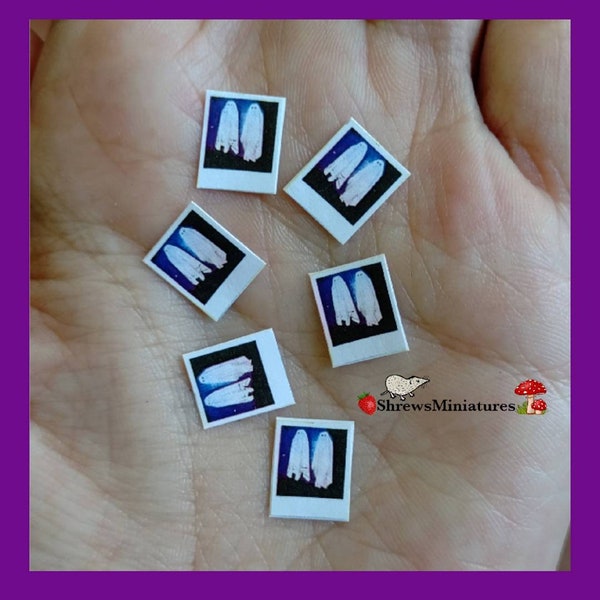 No Feet! Miniature Polaroids of Ghosts from Beetlejuice in 1:12 Scale