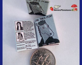 Miniature "One Trick Pony" Book from Bojack Horseman