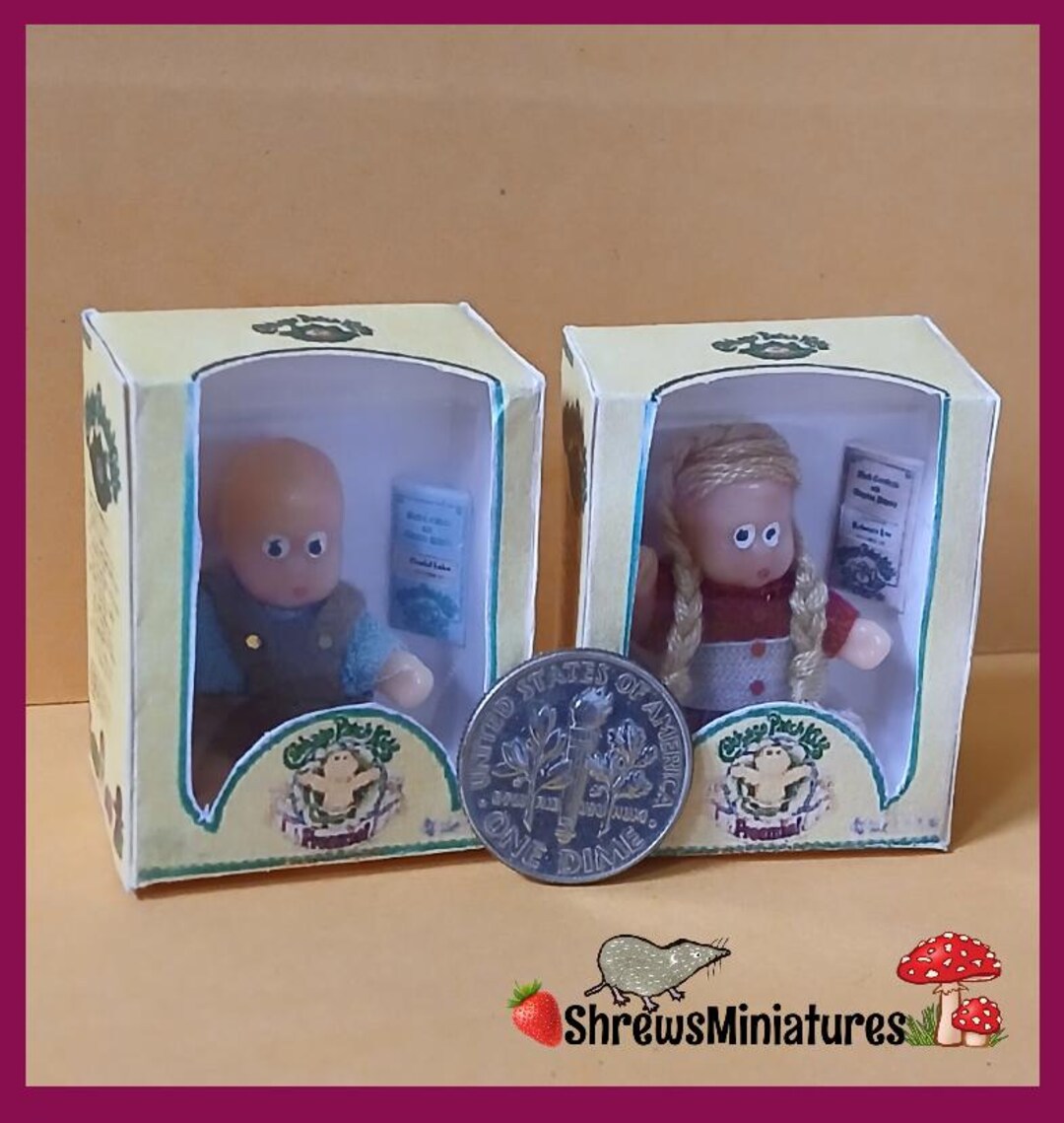 Miniature Cabbage Patch Kid Doll in Box 1:12 Scale - Etsy