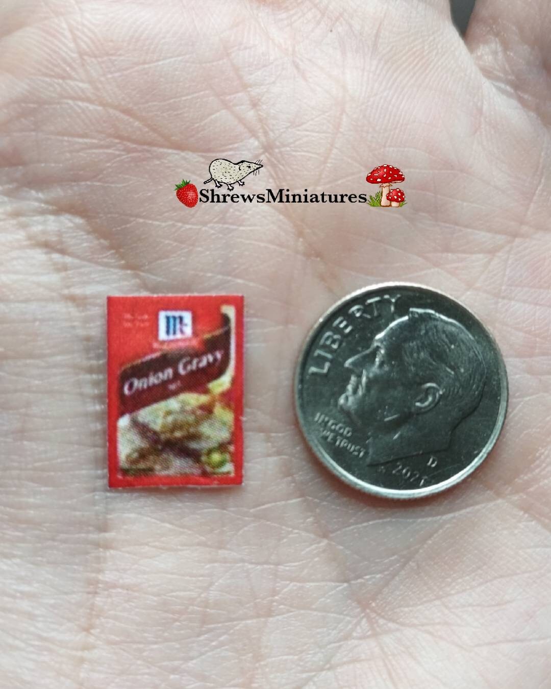 Miniature Packet of Onion Gravy Mix in 112 Scale Etsy