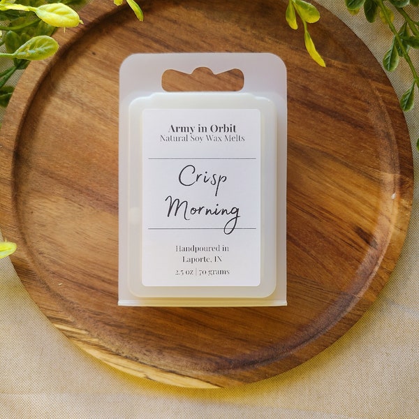 Crisp Morning Scented Wax Melt | Home Decoration | Strong Scent