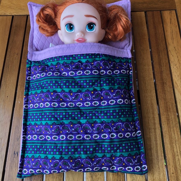 Sleeping Sack Bag Pouch for Doll or Stuffed Animal