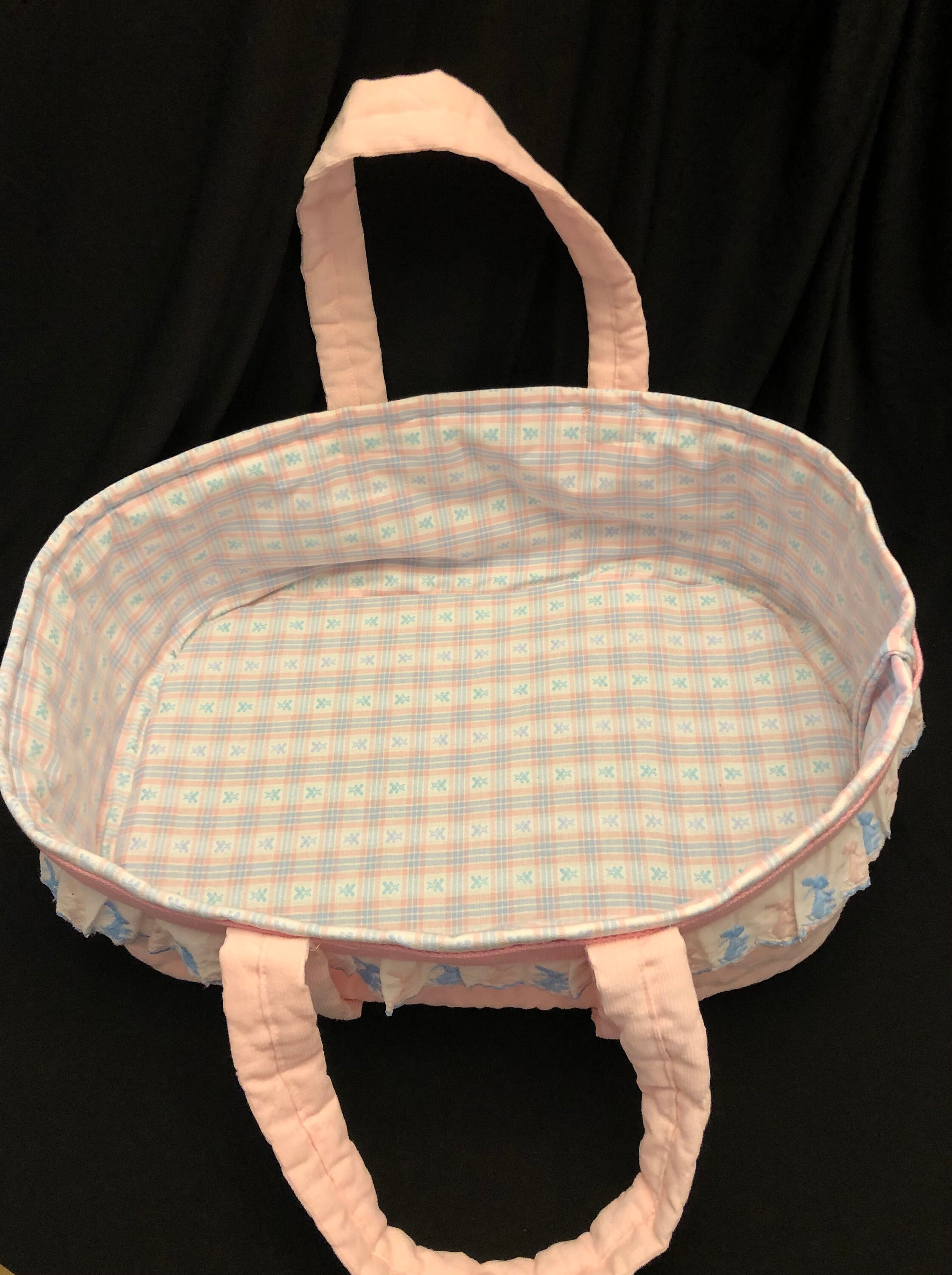 Baby Doll Carrier Tote Pretend Play Doll Bed Etsy